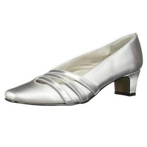 Easy Street Silver Women's Heels